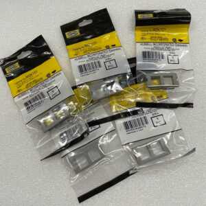 Lot of (5) Hubbell IM2K1GY Premise Lighting 1-Unit 2-Port Keystone Flat Module